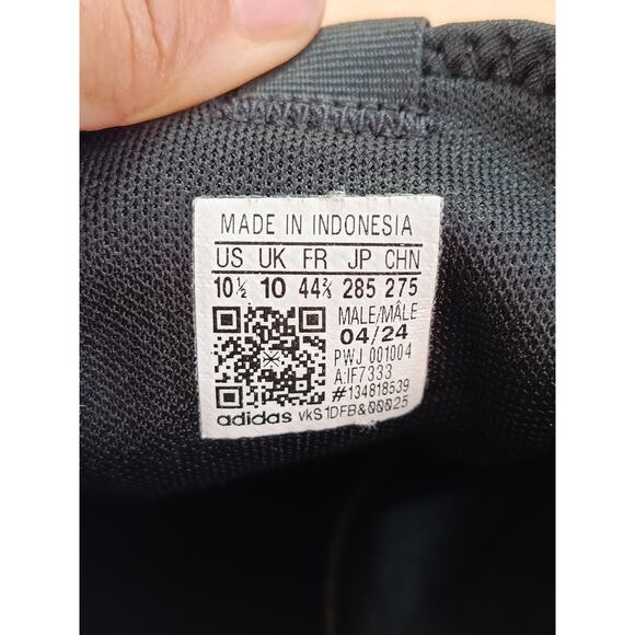 Adidas Kaptir 3.0 Shoes Mens Triple Black Running Sneakers Outdoor Sz 10.5 US. main image 7